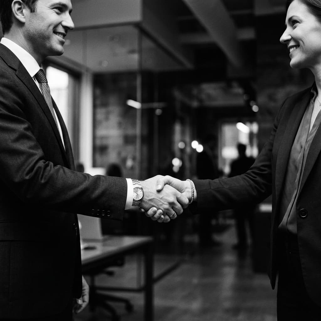 Shaking Hands Business Collaboration
